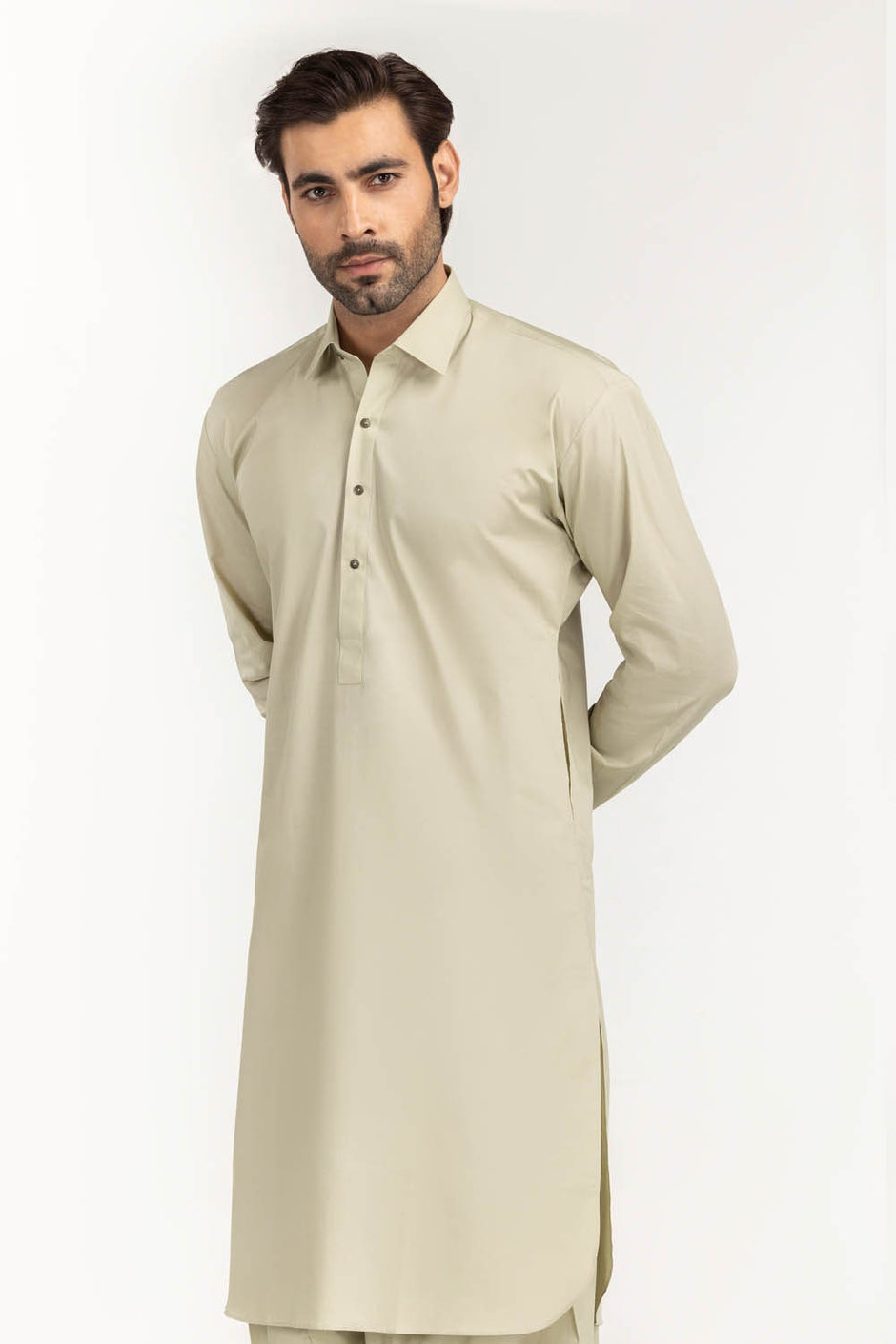 Titanium Latha Unstitched Fabric Cotton-LF