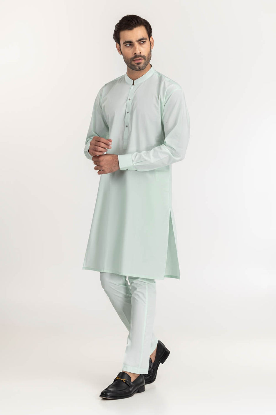 Titanium Latha Unstitched Fabric Cotton-LF