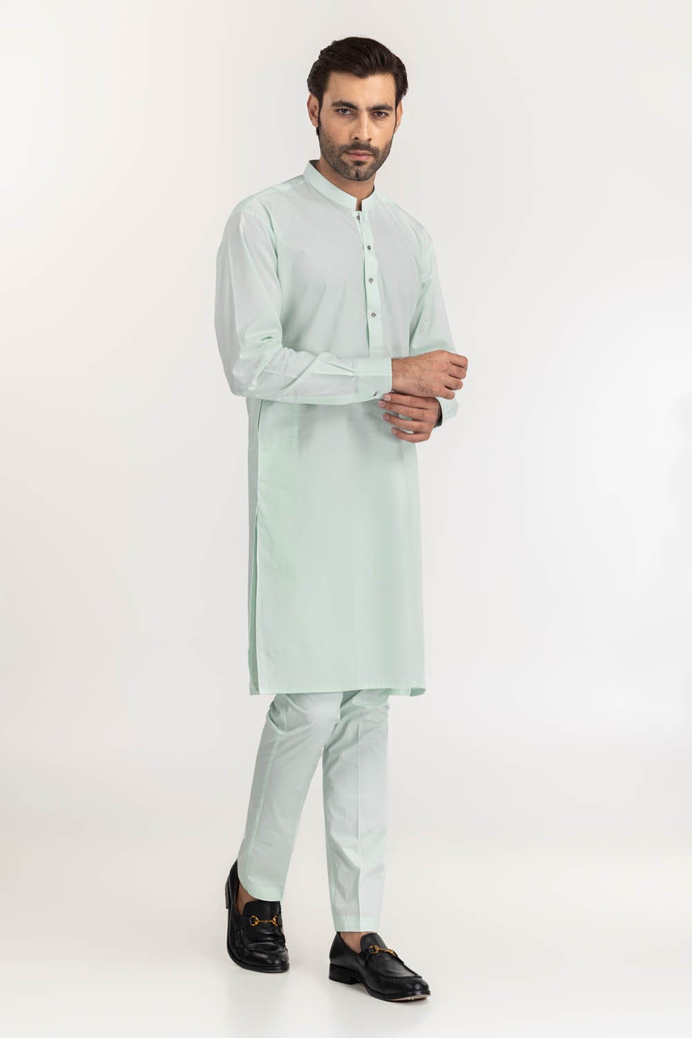 Titanium Latha Unstitched Fabric Cotton-LF