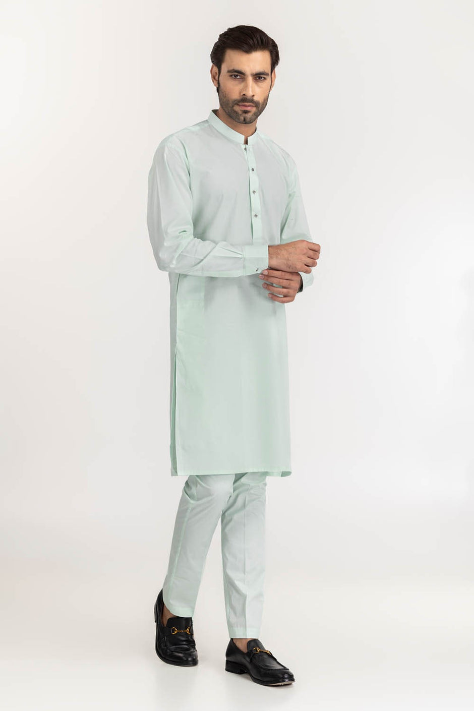 Titanium Latha Unstitched Fabric Cotton-LF