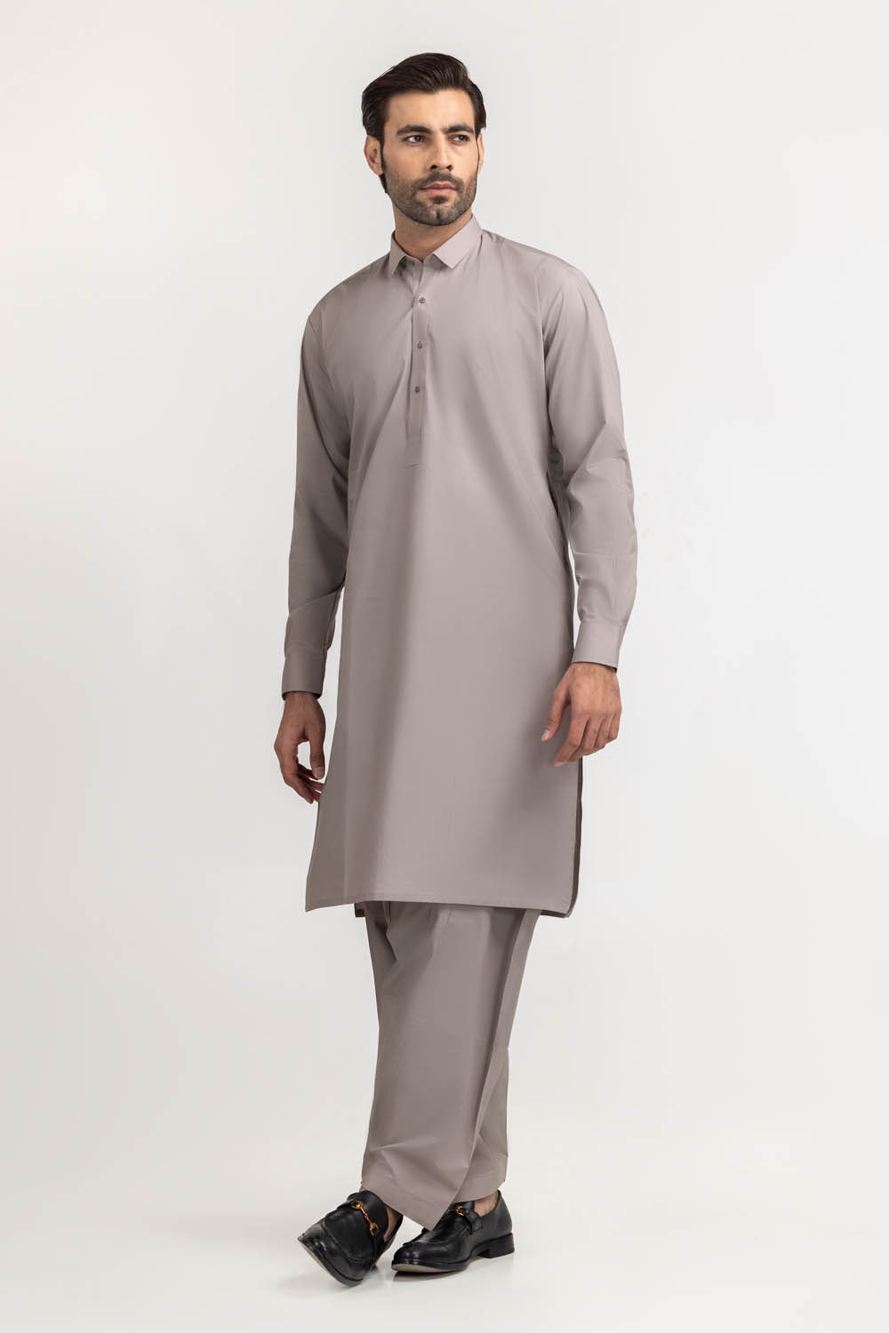 Titanium Latha Unstitched Fabric Cotton-LF