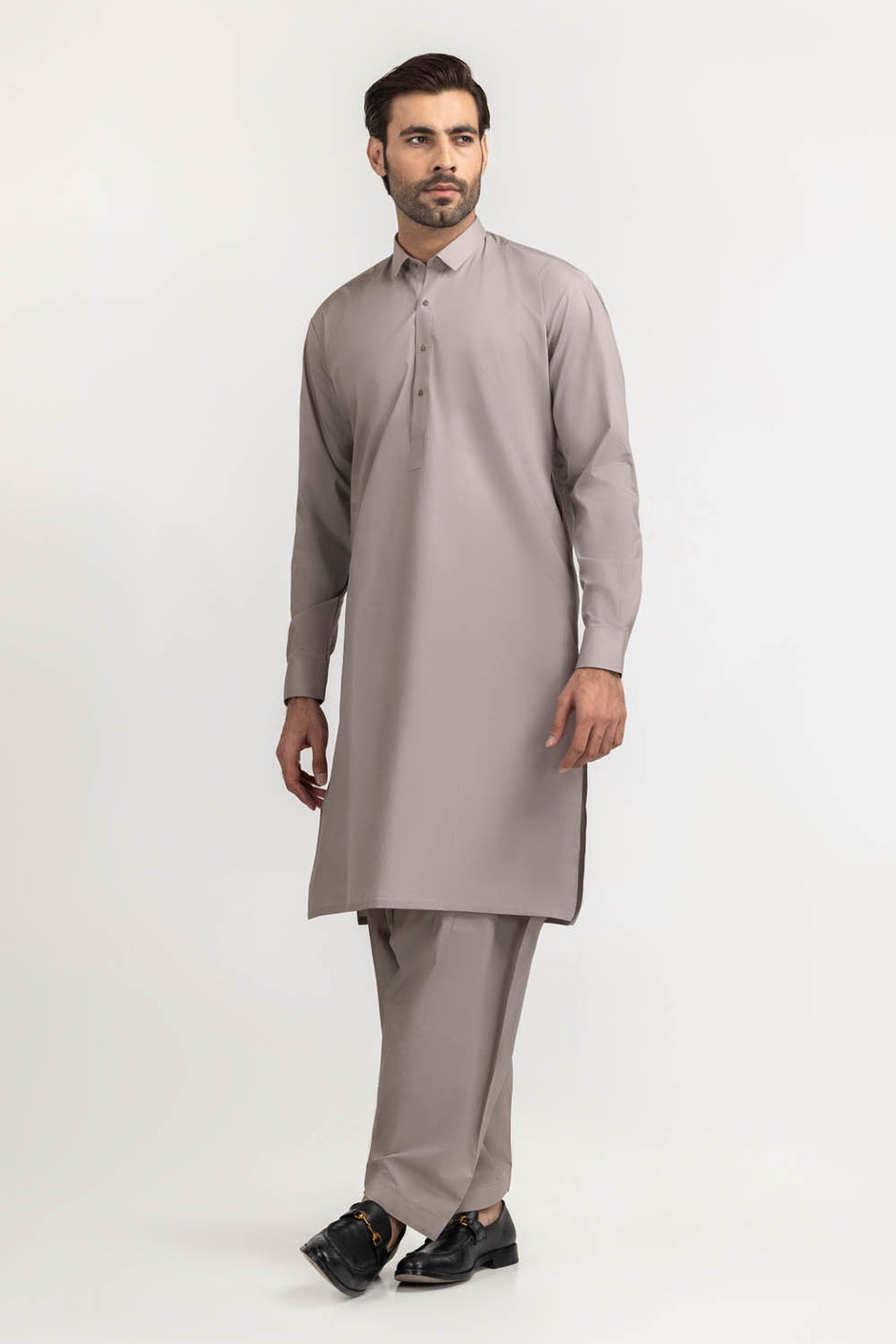 Titanium Latha Unstitched Fabric Cotton-LF