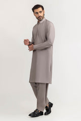 Titanium Latha Unstitched Fabric Cotton-LF