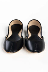 Women Black Plain Khussa IDFT-SS22-44