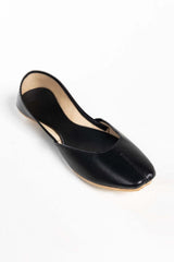 Women Black Plain Khussa IDFT-SS22-44