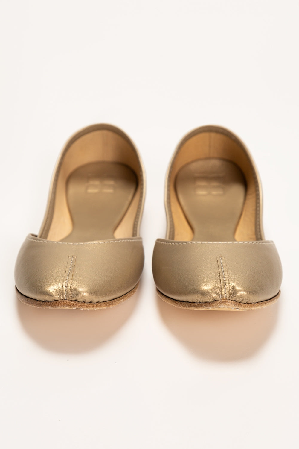 Women Golden Plain Khussa IDFT-SS22-44