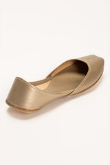 Women Golden Plain Khussa IDFT-SS22-44