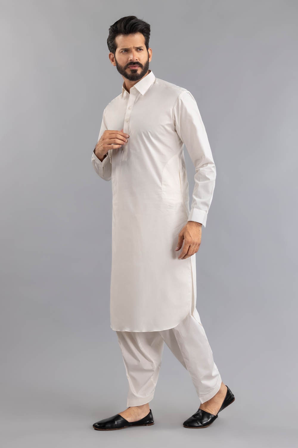 Titanium Latha Unstitched Fabric Cotton