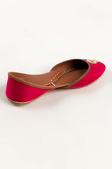 Women Pink Hand Made Khussa IDFT-AW22-09