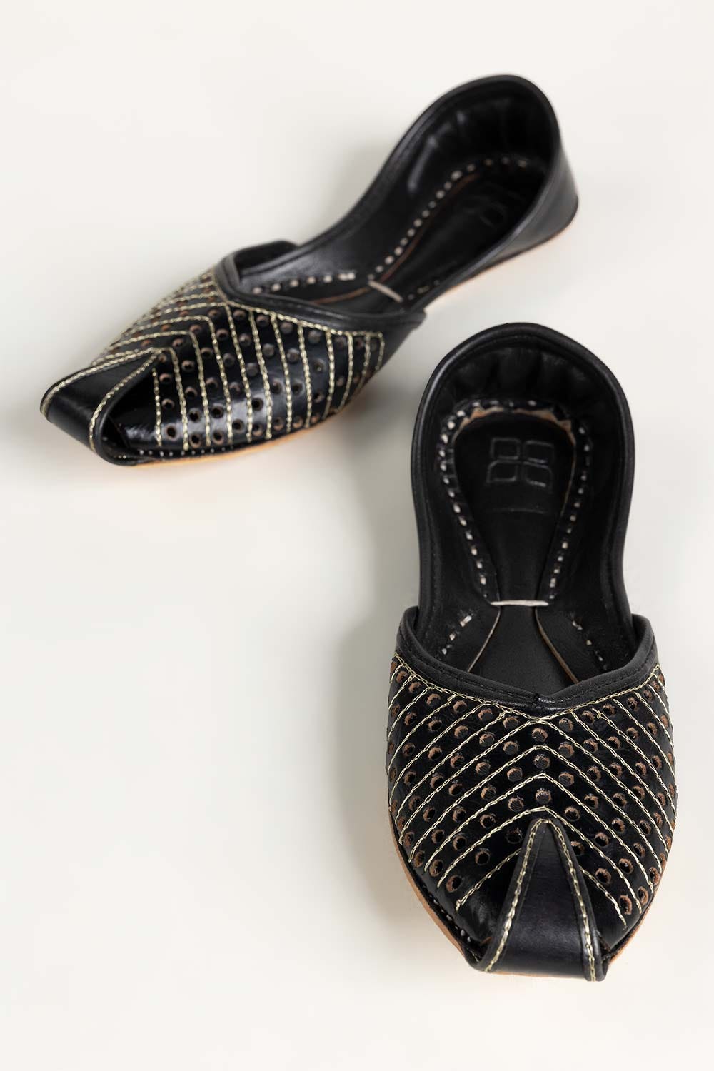 Women Black Khussa IDFT-AW22-53