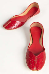 Women Maroon Khussa IDFT-AW22-68