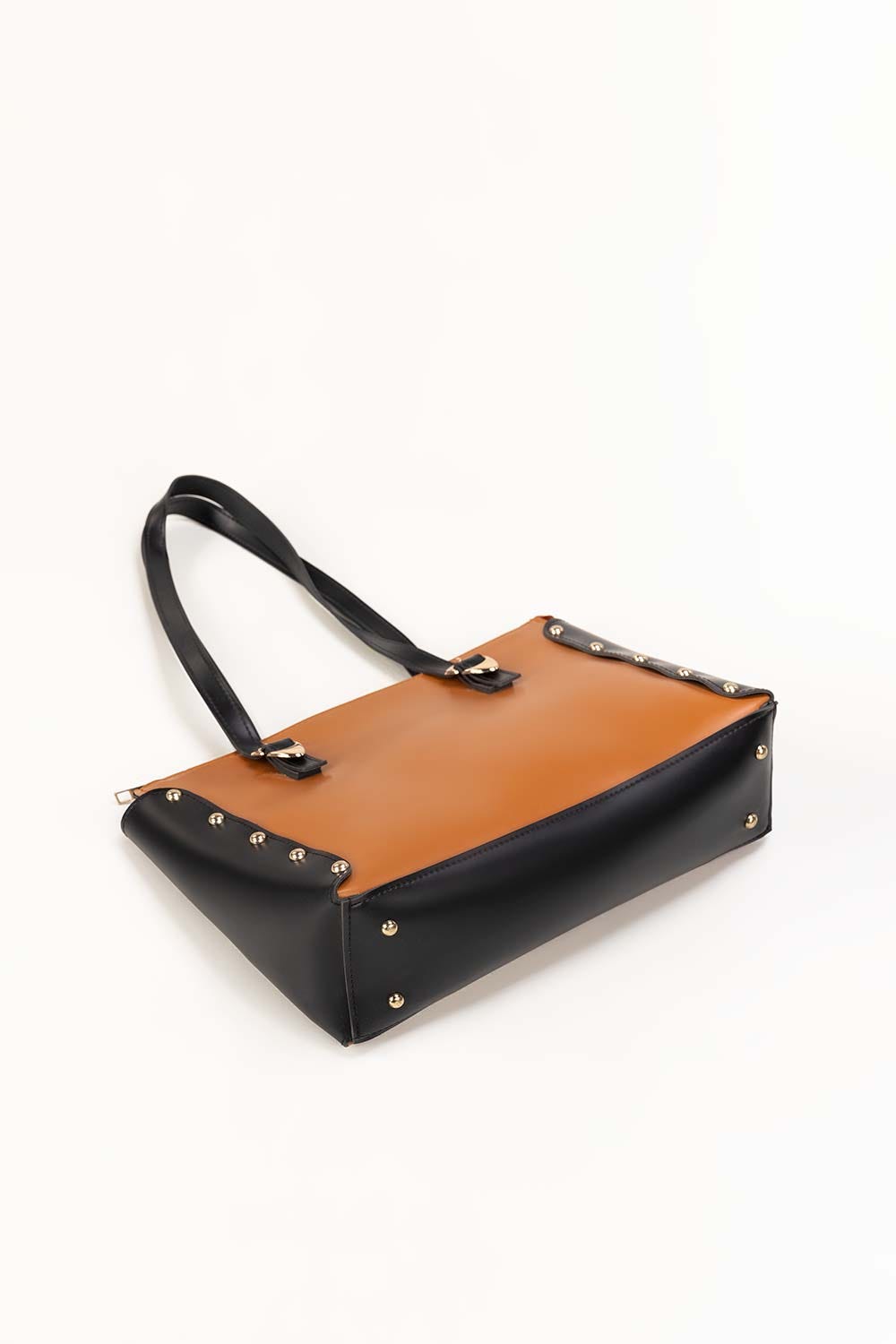 Black-Tan Shoulder Bag