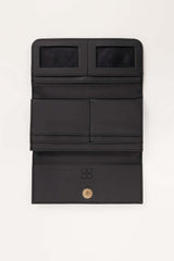 Black Long Women Wallet IDW-AW22-03