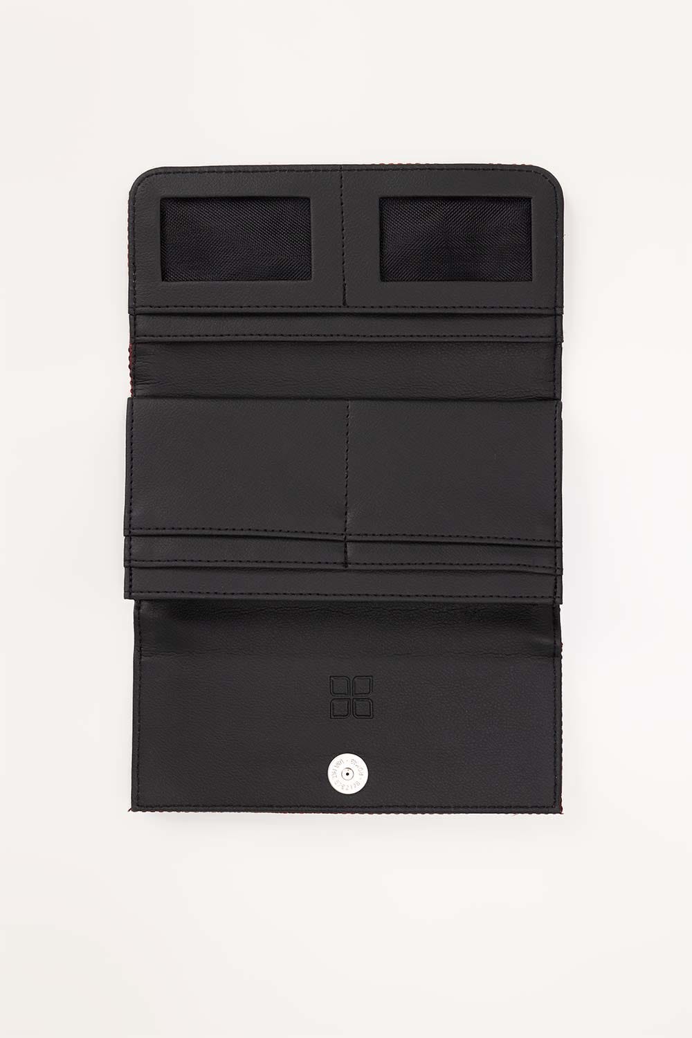 Maroon Long Women Wallet IDW-AW22-07