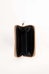 Beige Minimal Women Wallet IDW-AW22-13
