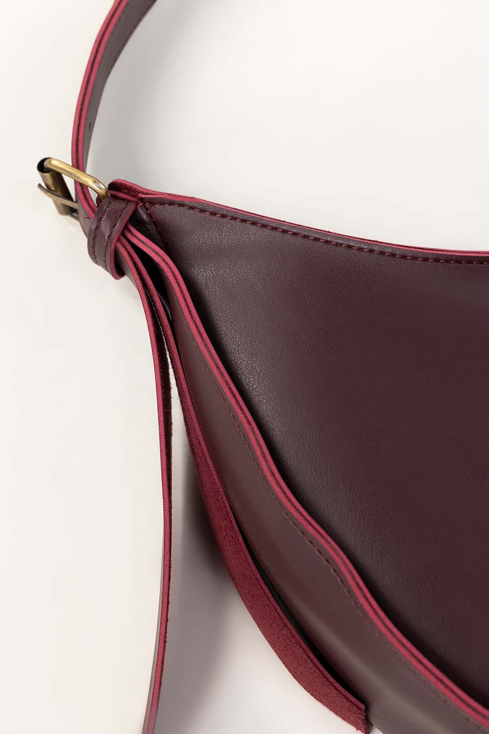 Burgundy Hobo Bag IDB-AW22-98