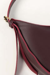 Burgundy Hobo Bag IDB-AW22-98