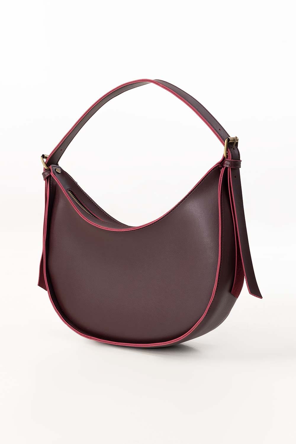 Burgundy Hobo Bag IDB-AW22-98