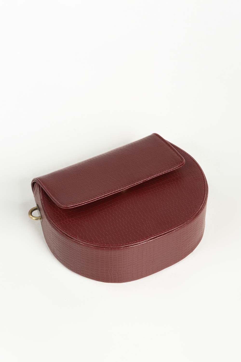 Maroon Saddle Bag