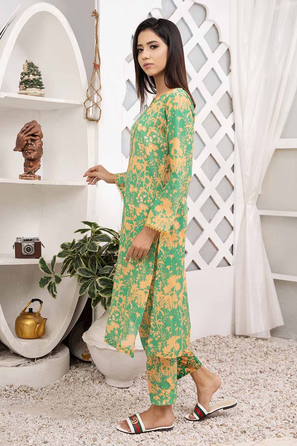 2 Piece Lawn Printed Unstitched Suit TLP-32040