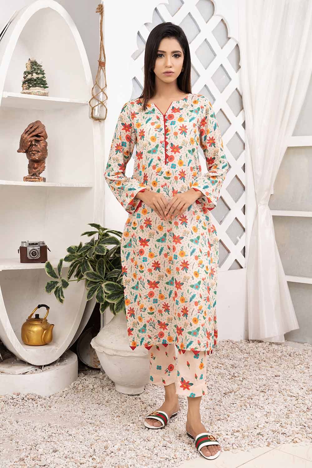 2 Piece Lawn Printed Unstitched Suit TLP-32031
