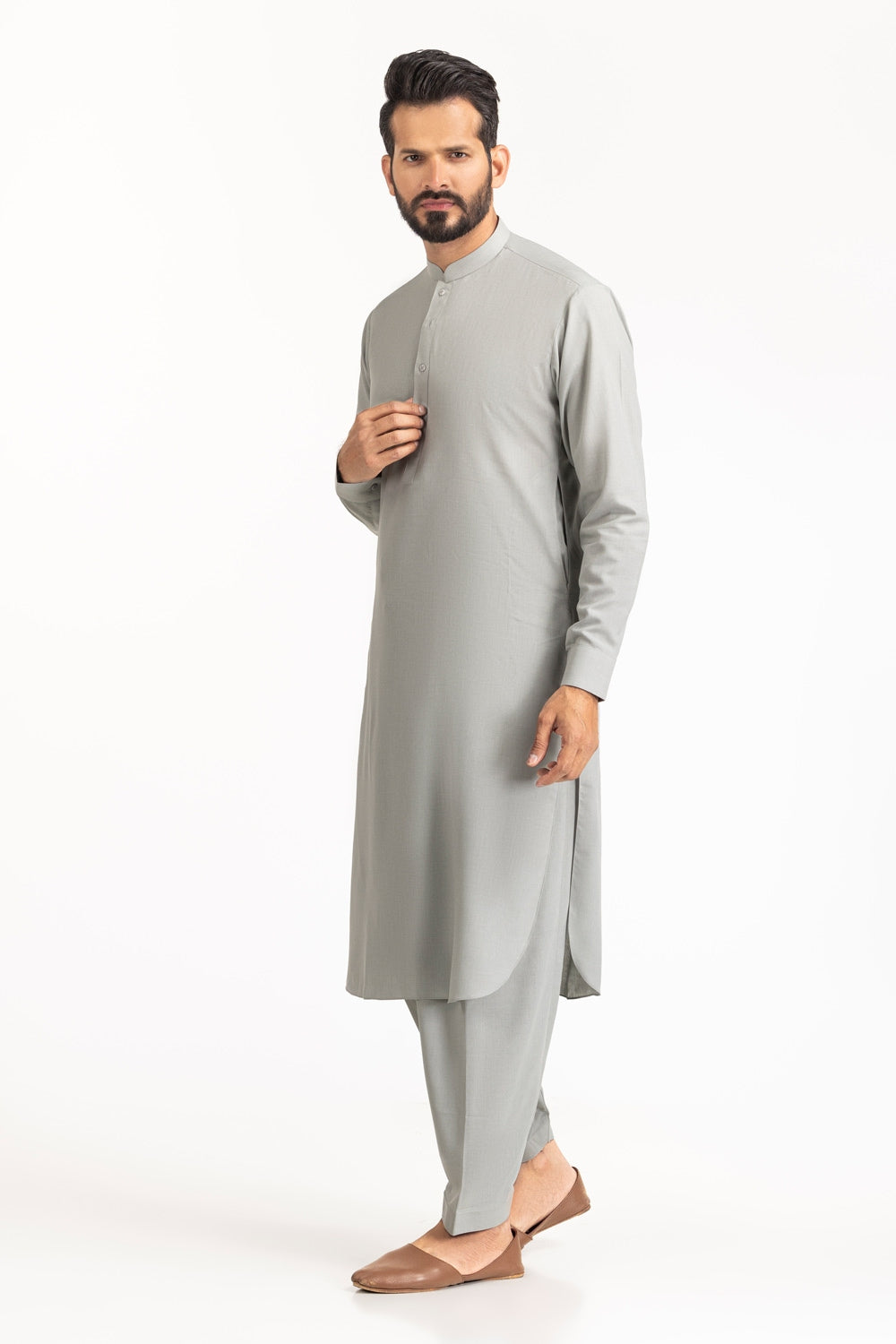 Gul 900 Poshak Unstitched Fabric Blended-LF