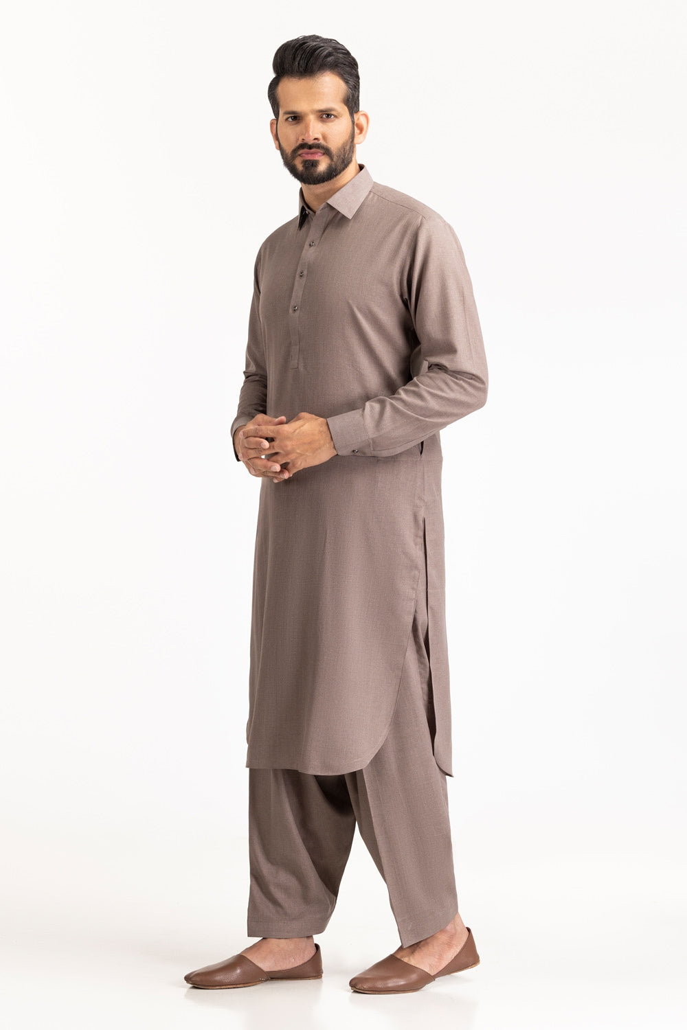 Gul 900 Poshak Unstitched Fabric Blended-LF