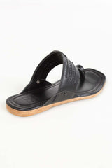 Men Black  Kolhapuri IDFT-SS23-04