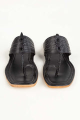Men Black  Kolhapuri IDFT-SS23-04
