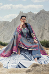 3 Piece Unstitched Gold Printed Lawn Suit CL-52119-A