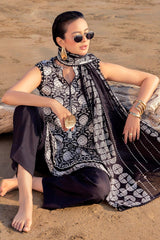 3 Piece Unstitched Printed Lawn Suit B-52013