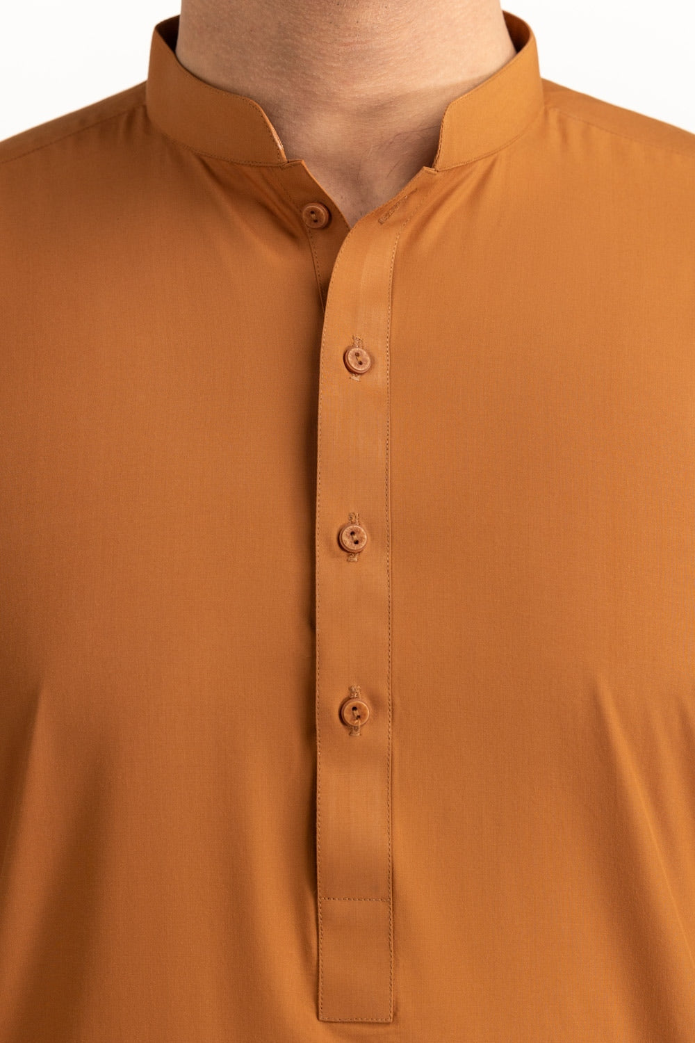 Gini Gold Unstitched Fabric Blended