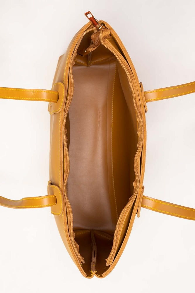 Mustard-Yellow Tote Bag IDB-AW23-05