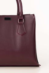 Burgundy Hand Bag IDB-AW23-19