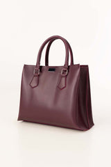 Burgundy Hand Bag IDB-AW23-19
