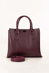 Burgundy Hand Bag IDB-AW23-19