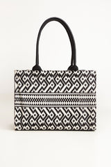 Black-White Tote Bag IDB-AW23-42