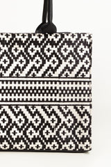 Black-White Tote Bag IDB-AW23-42