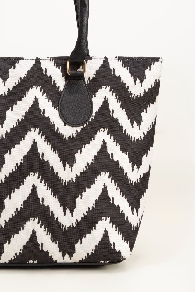 Black-White Hand Bag