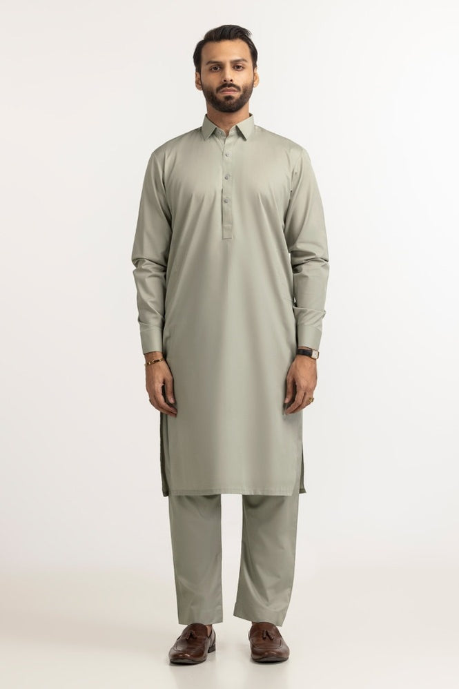 Black Stone Plus Unstitched Fabric Cotton-LF