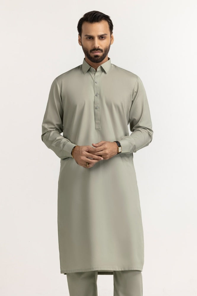 Black Stone Plus Unstitched Fabric Cotton-LF