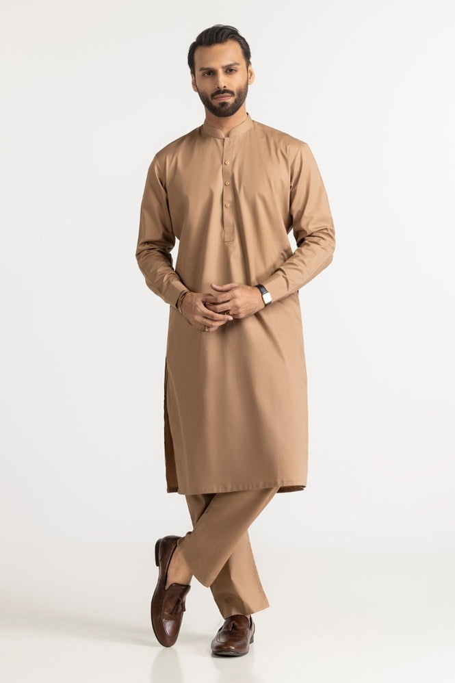 Black Stone Plus Unstitched Fabric Cotton-LF