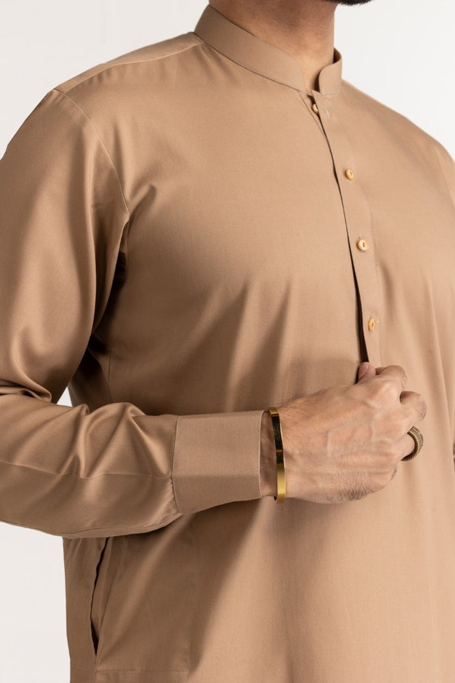 Black Stone Plus Unstitched Fabric Cotton-LF
