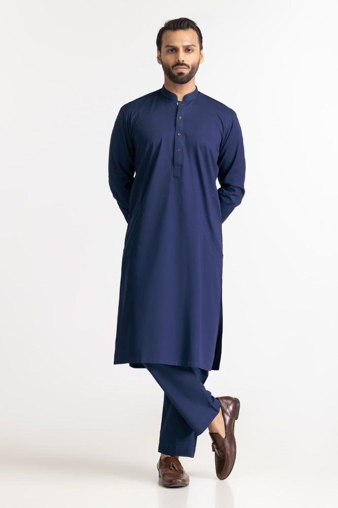 Black Stone Plus Unstitched Fabric Cotton-LF