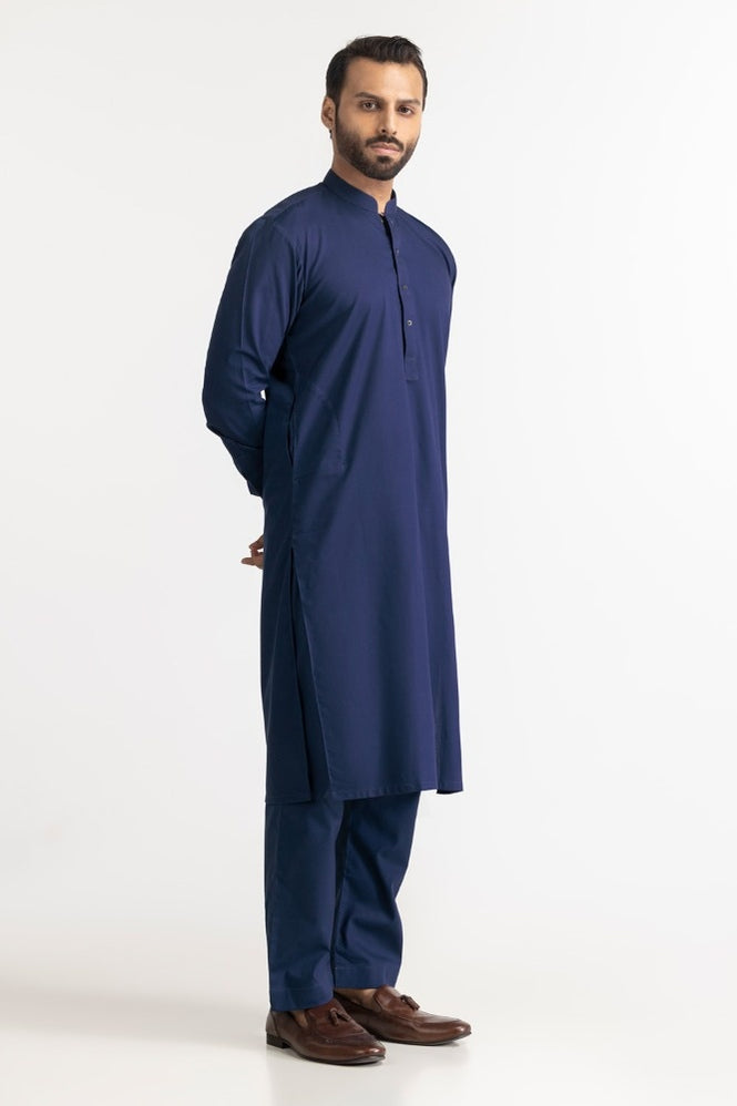 Black Stone Plus Unstitched Fabric Cotton-LF