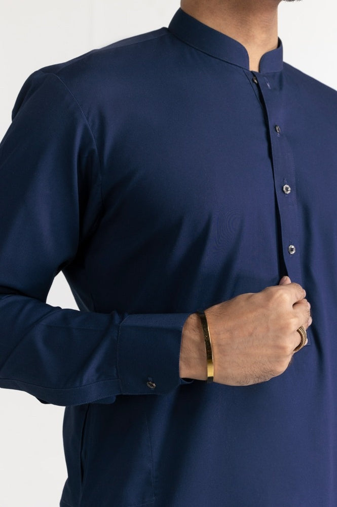 Black Stone Plus Unstitched Fabric Cotton-LF