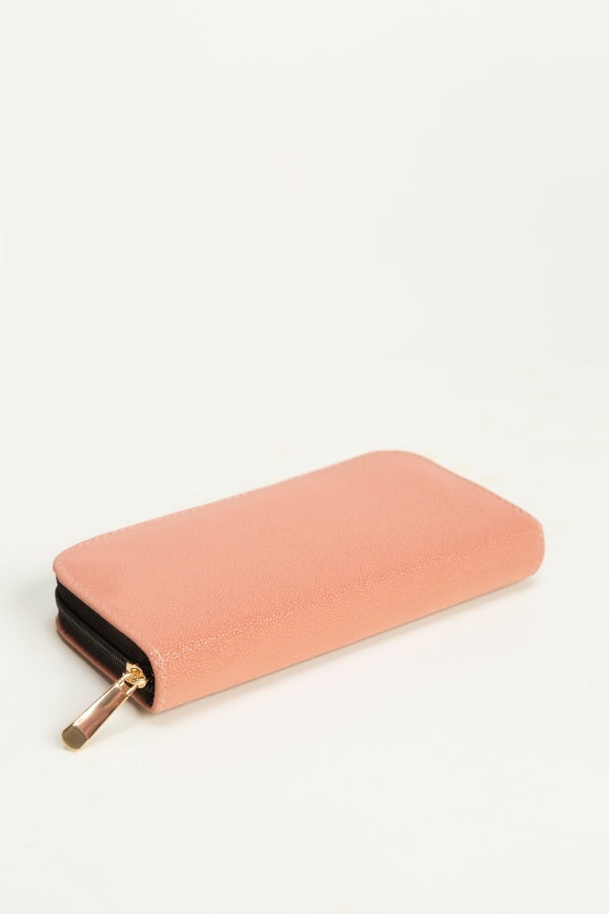 Pink Long Wallet