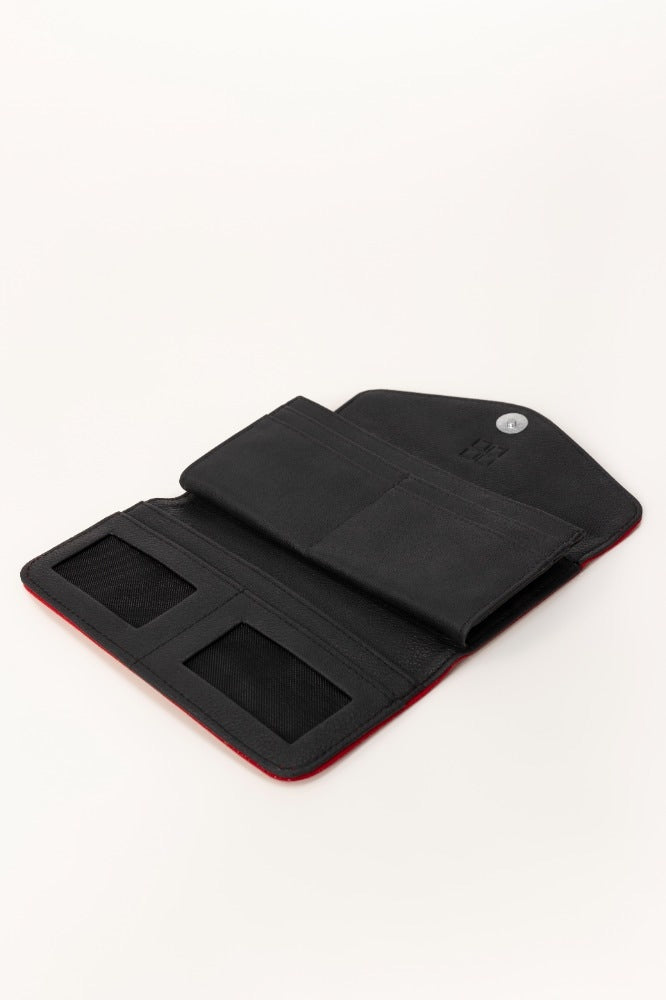 Red Long Wallet IDB-AW23-58