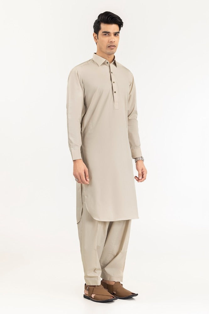 Black Gold Latha Unstitched Fabric Cotton-LF