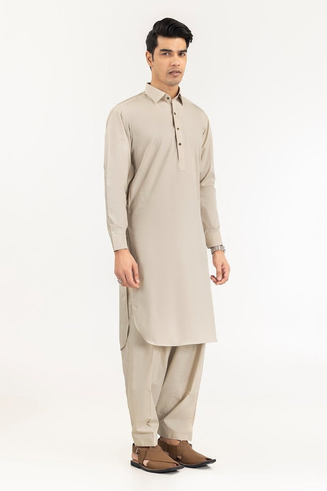 Black Gold Latha Unstitched Fabric Cotton-LF